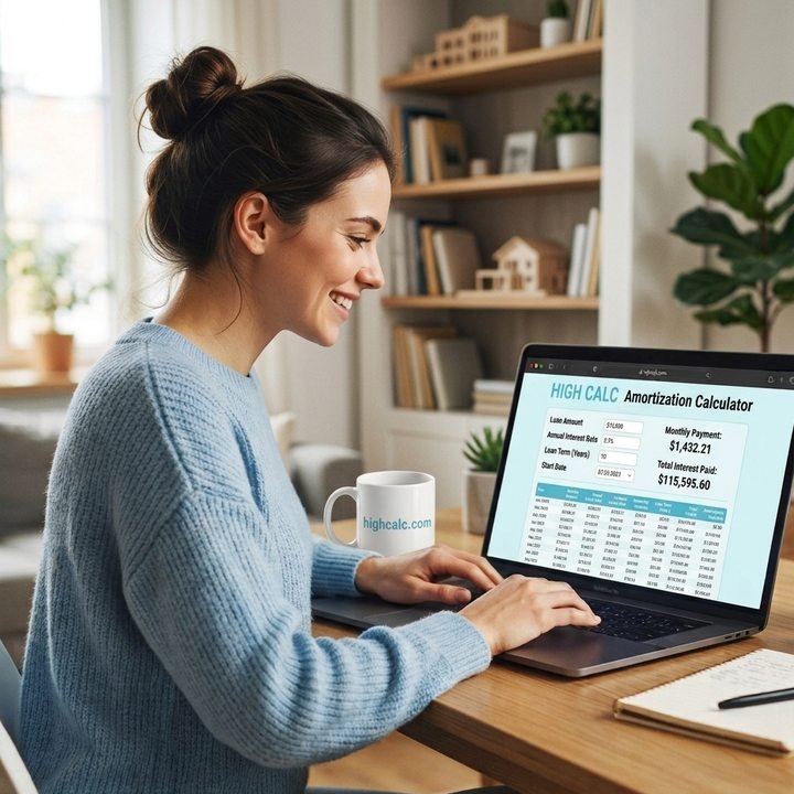 Amortization Calculator — Free Loan Payment and Repayment Schedule Calculator on HighCalc