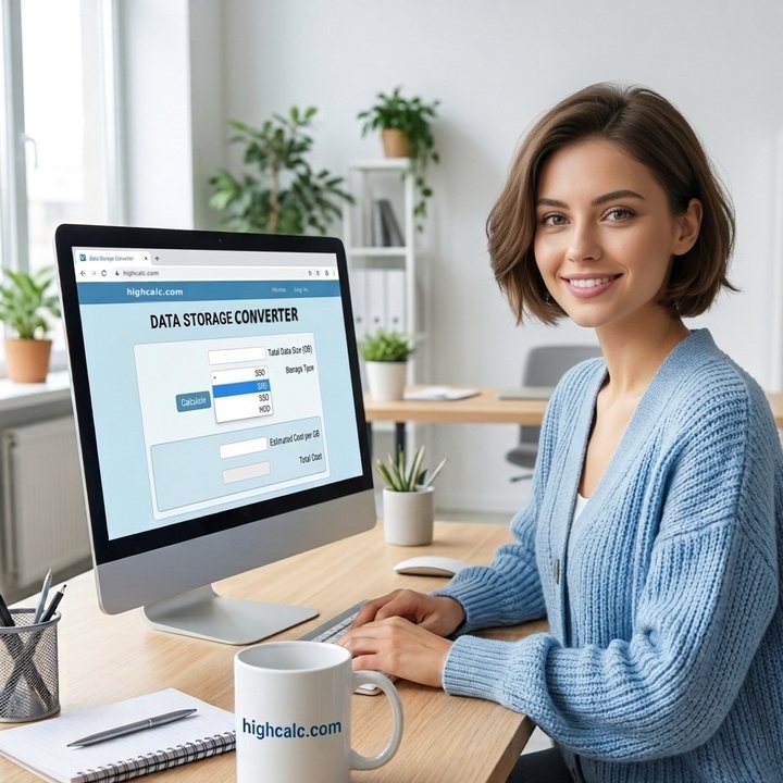 Data Storage Converter — Free GB, MB and TB Converter on HighCalc