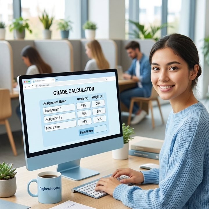 Grade Calculator — Free Weighted Grade and Final Exam Calculator on HighCalc