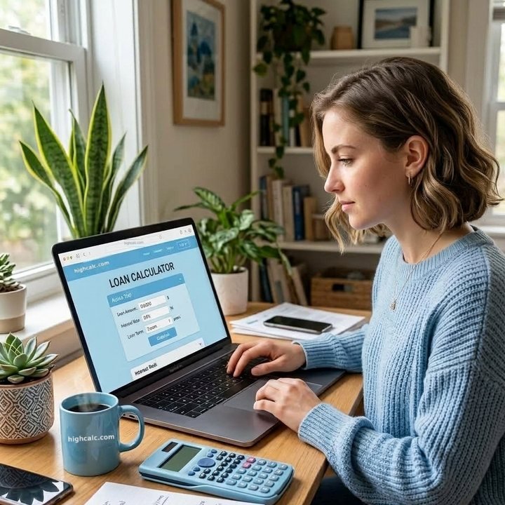 Loan Calculator — Free Monthly Payment, Interest and Amortization Calculator on HighCalc