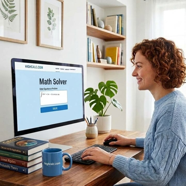 Math Solver — Free Step-by-Step Algebra and Calculus Solver on HighCalc