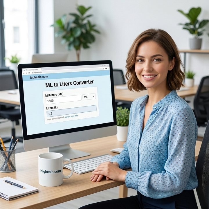 ML to Liters Converter — Free ML to Liters Conversion on HighCalc