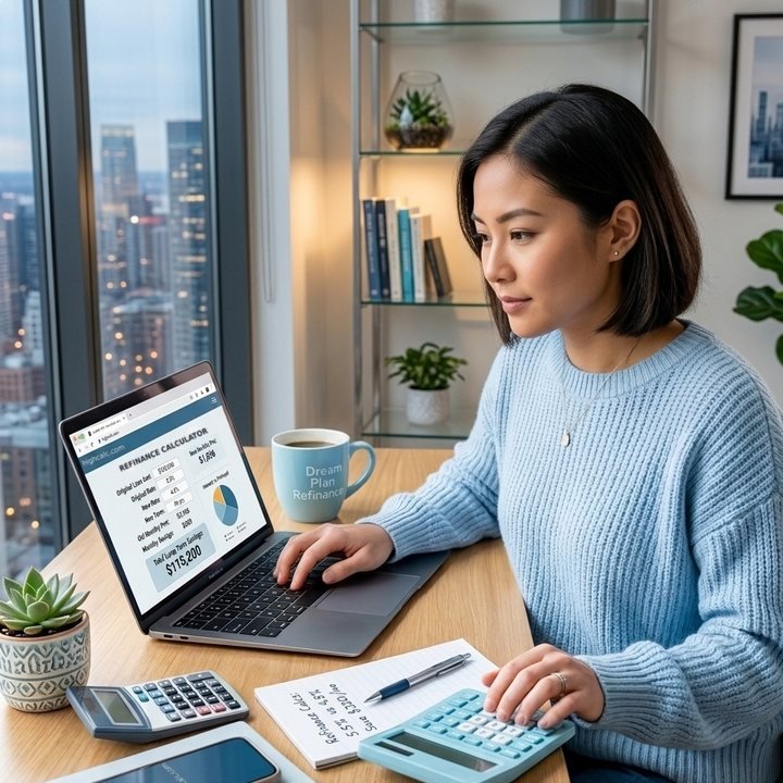 Refinance Calculator — Free Mortgage Refinance Savings and Break-Even Calculator on HighCalc