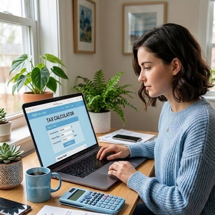 Tax Calculator — Free 2026 Federal Income Tax and Take-Home Pay Calculator on HighCalc